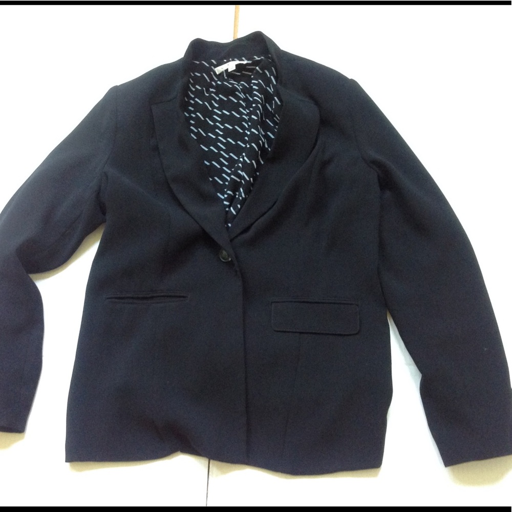 CAbi 717Black Button Front Blazer Career